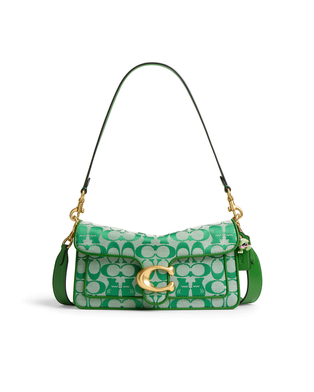 Brain Dead x Coach Signature Jacquard Soft Tabby Shoulder Bag 26 - Kelly Green