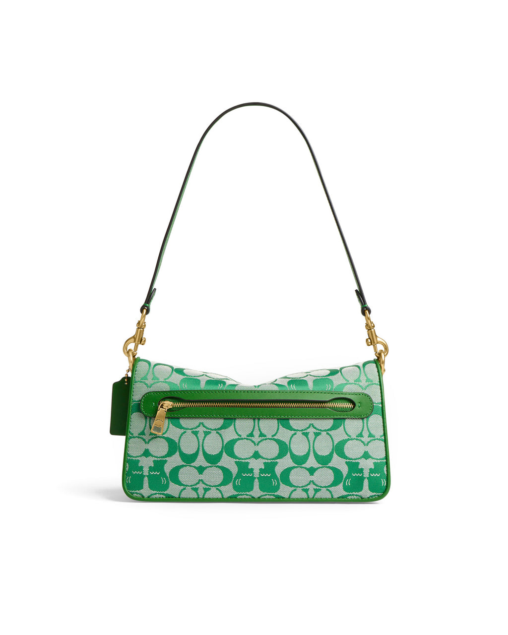 Brain Dead x Coach Signature Jacquard Soft Tabby Shoulder Bag 26 - Kelly Green 4