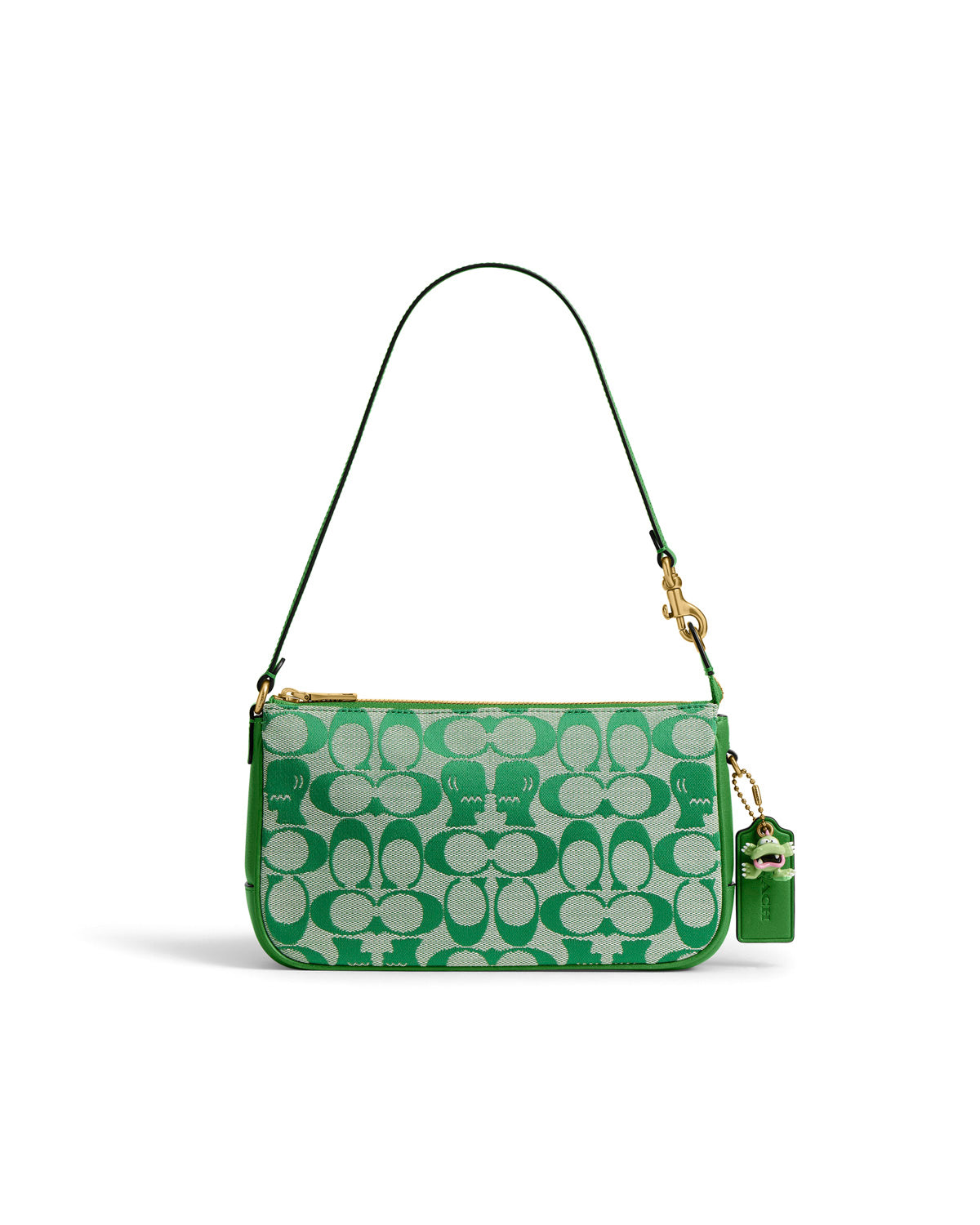 Brain Dead x Coach Signature Jacquard Plaza Bag - Kelly Green 1