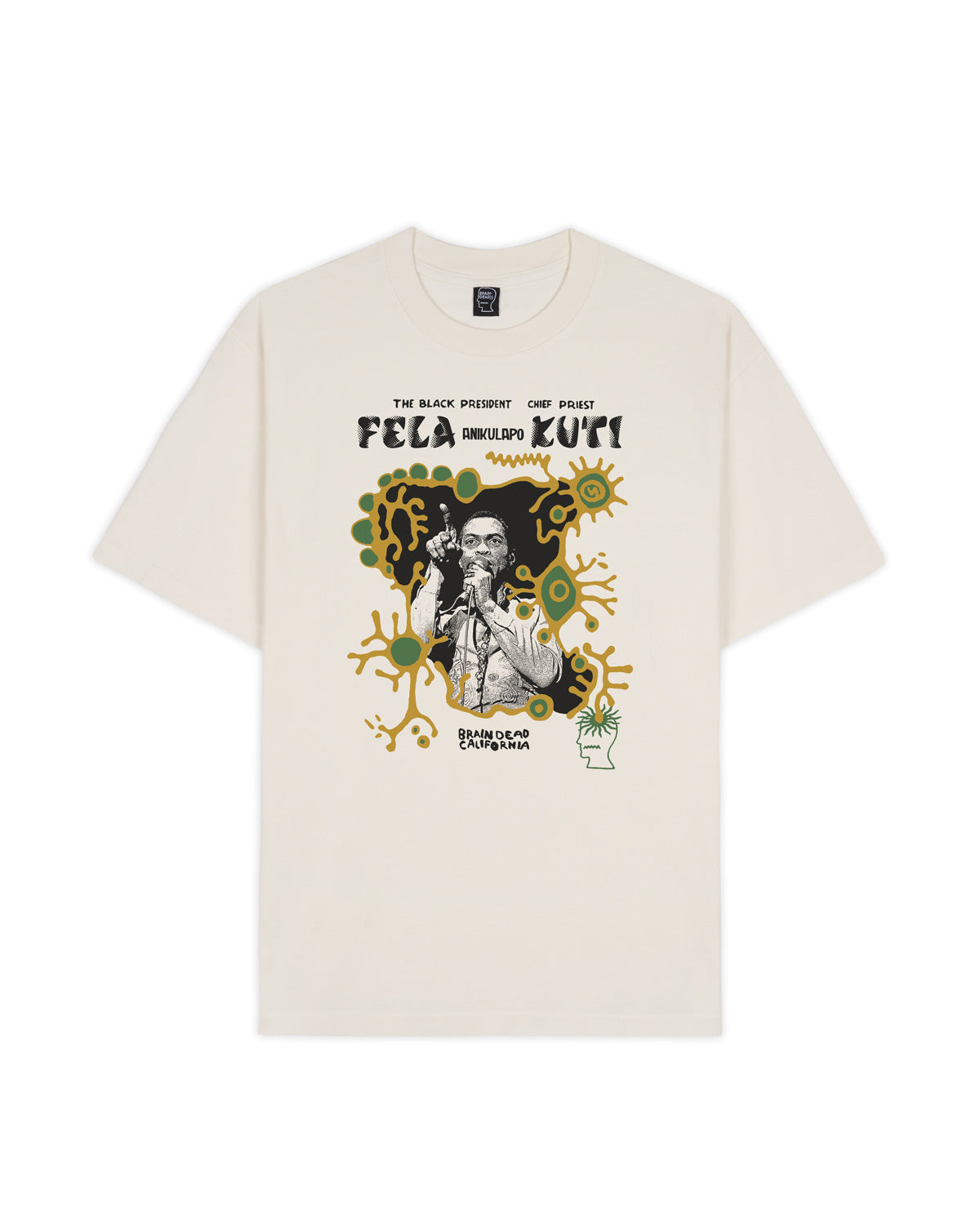 Brain Dead x Fela Kuti T-Shirt - Natural 1