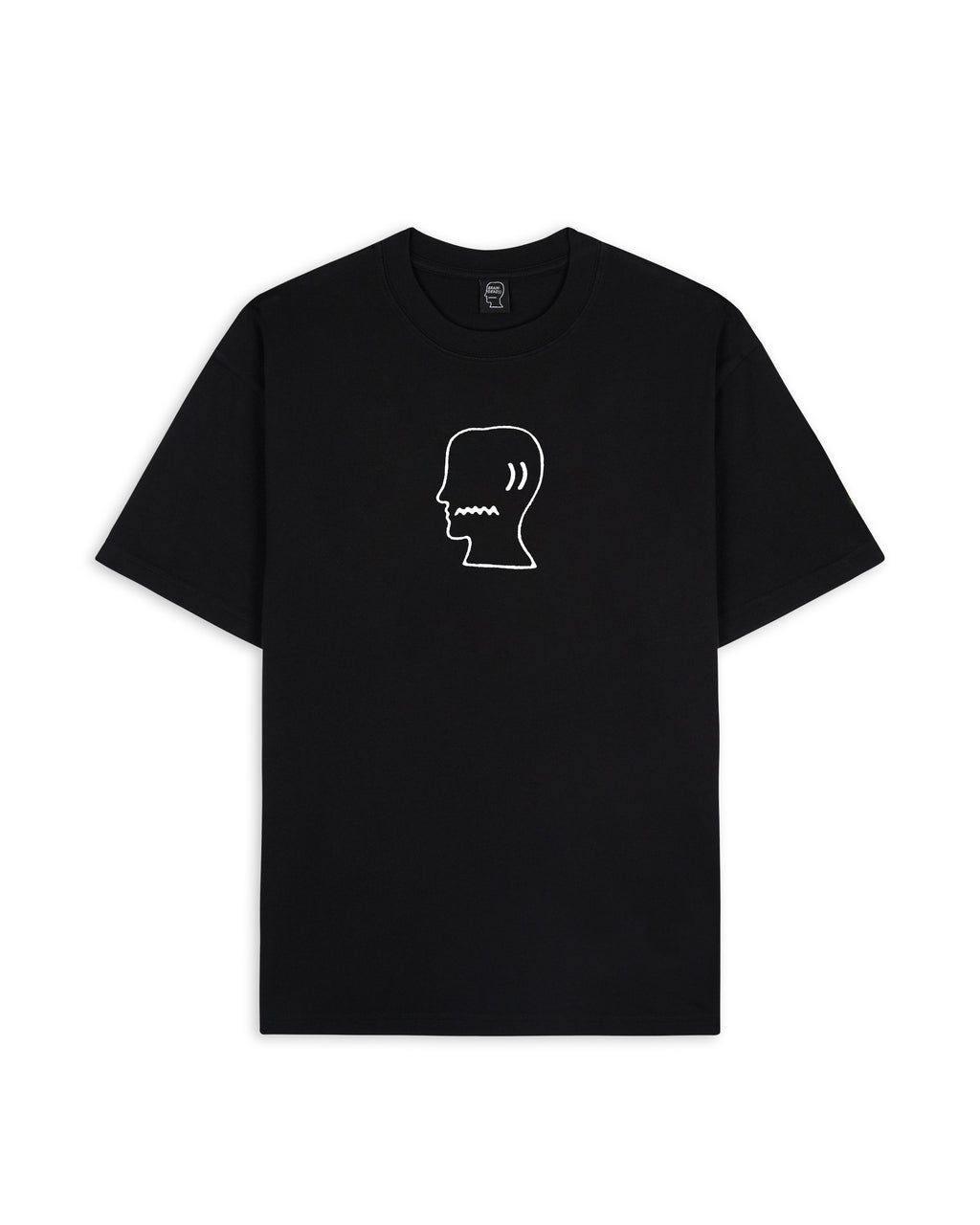 Brain Dead Logo Head T-shirt - Black