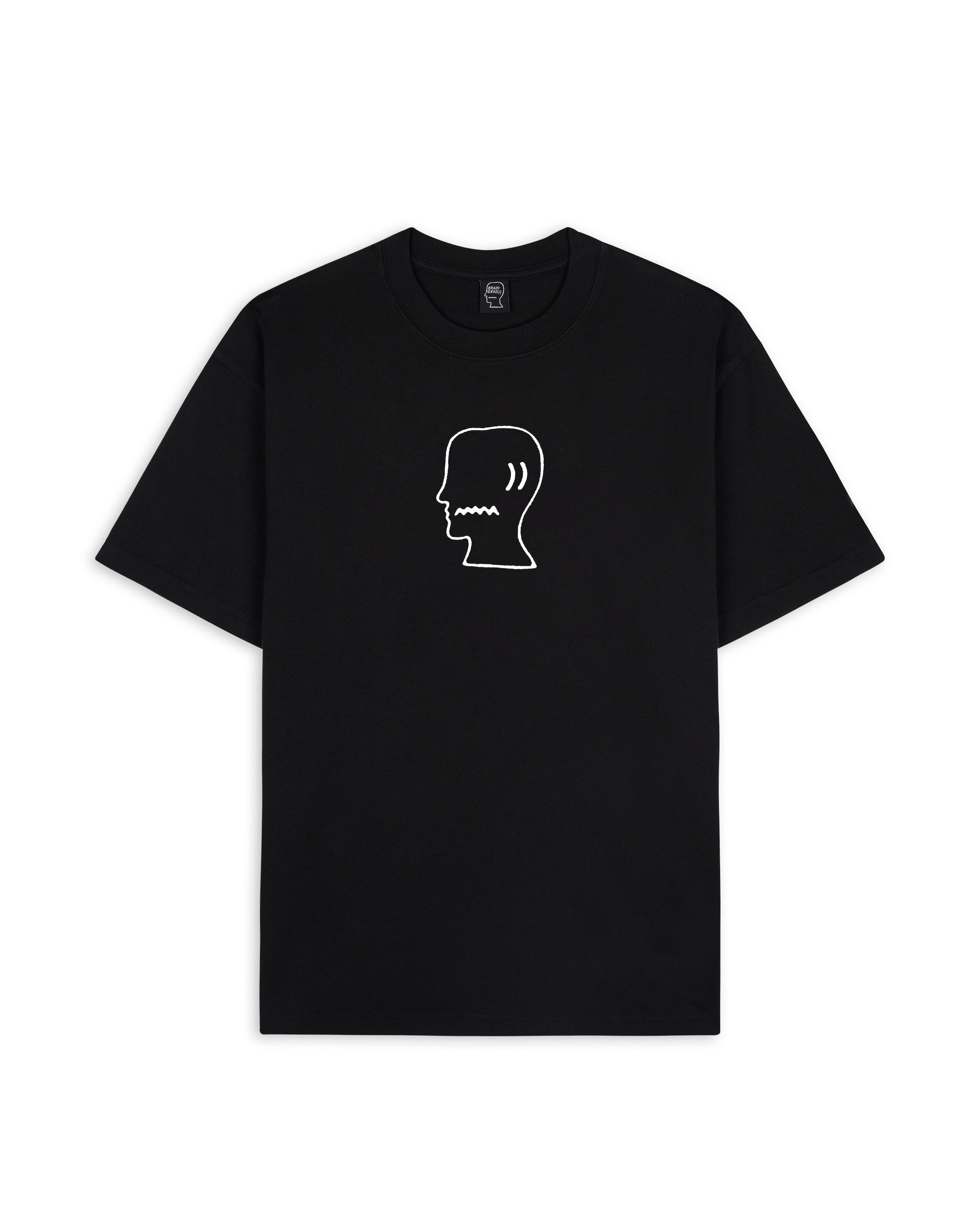 Brain Dead Logo Head T-shirt - Black 1