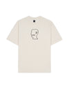 Brain Dead Logo Head T-shirt - Natural