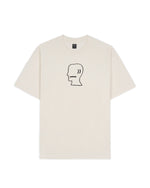 Brain Dead Logo Head T-shirt - Natural 1