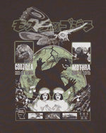 Brain Dead x Godzilla Mothra vs. Godzilla T-shirt - Clay 2