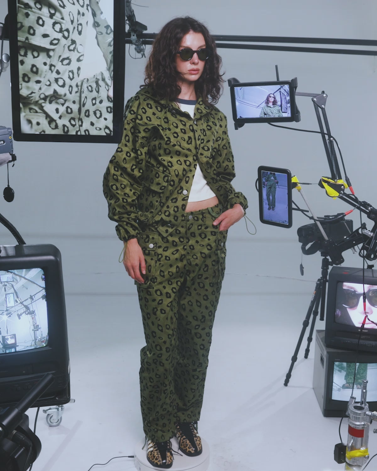 Jungle Overpant - Flocked Leopard Camo