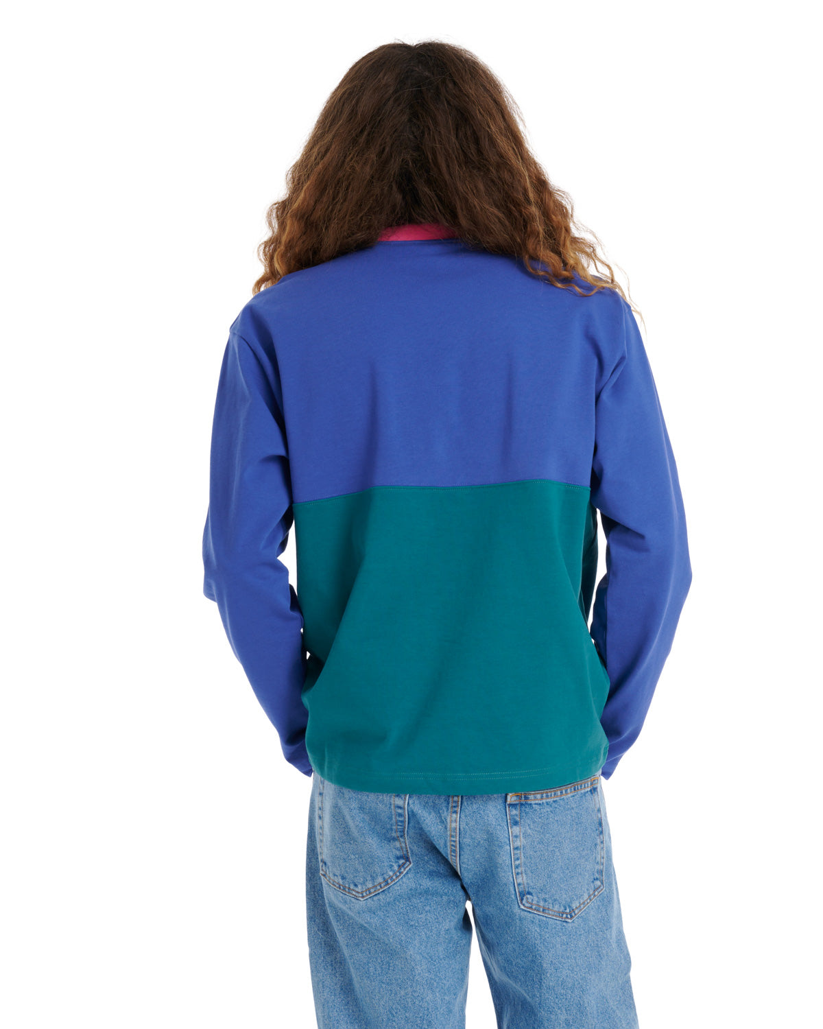 Gastromaniac Long Sleeve Football Shirt- Blue 5