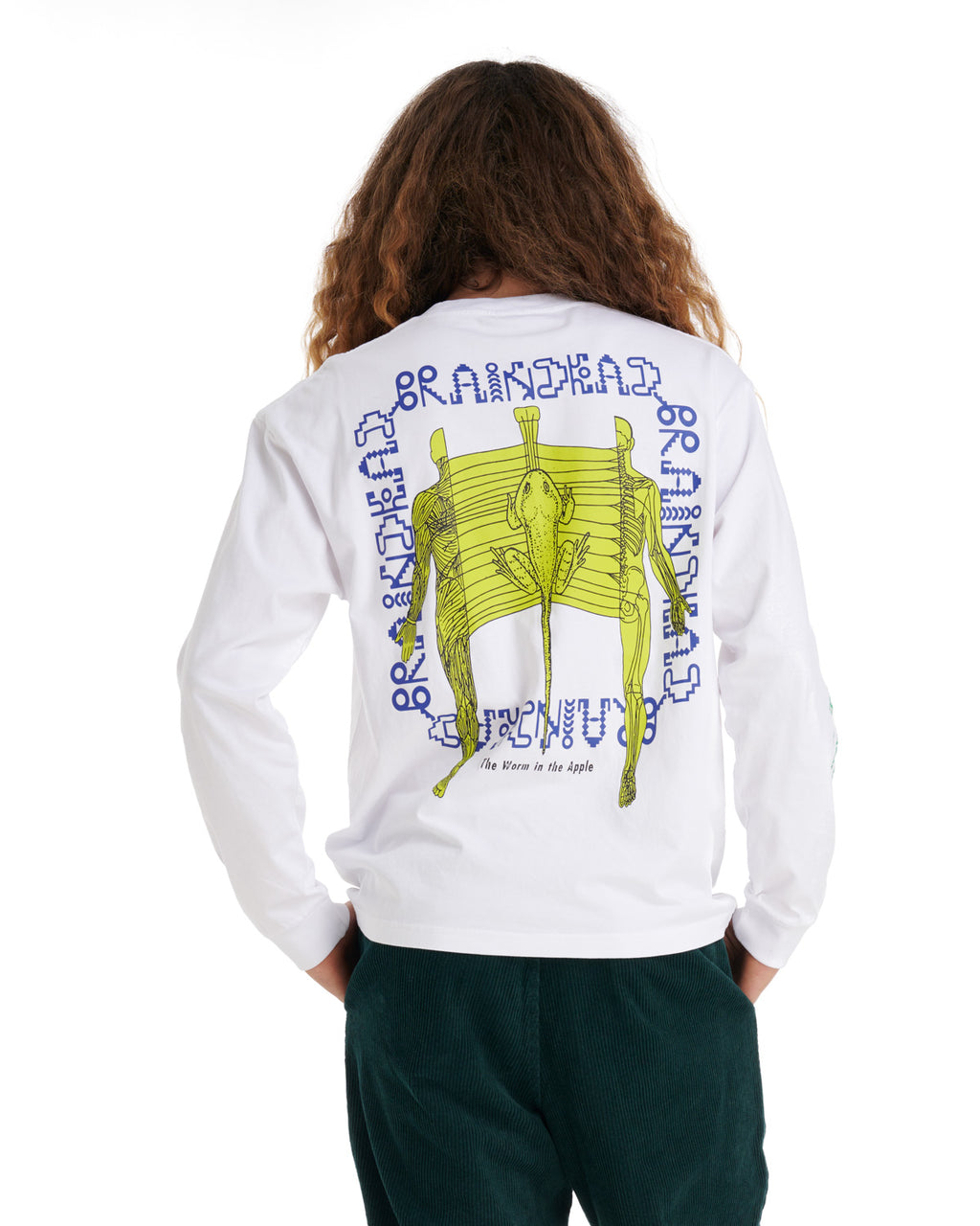 Worm In The Apple Long Sleeve - White 5