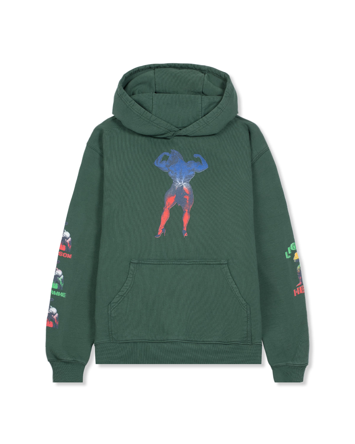 Brain Dead x Hudson Mohawke Trilogy Hoodie - Forest Green