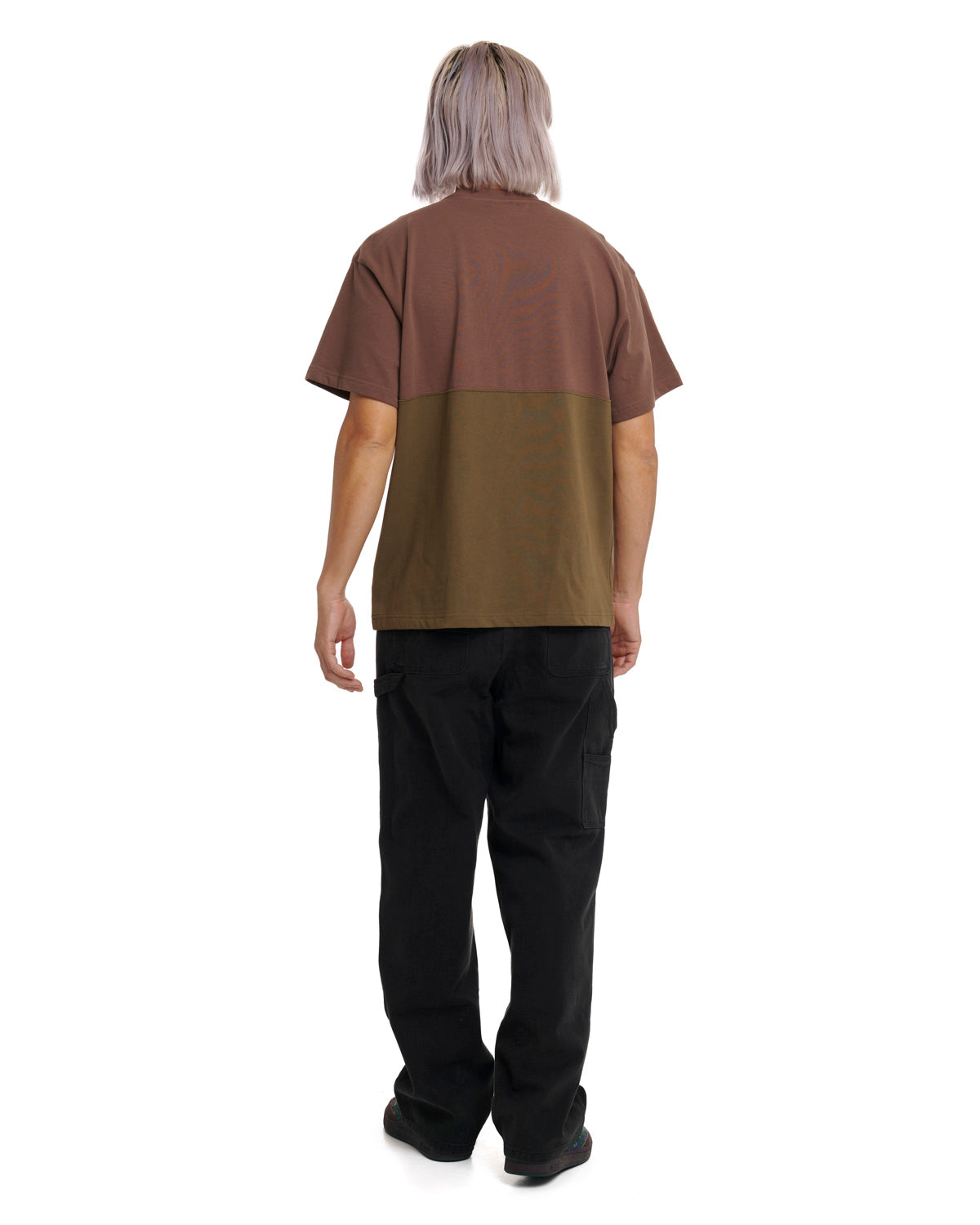 Amoeba Short Sleeve Football T-Shirt - Olive 6