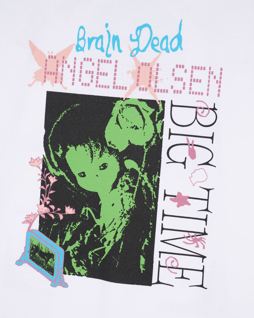 Brain Dead x Angel Olsen Big Time T-Shirt - White 3
