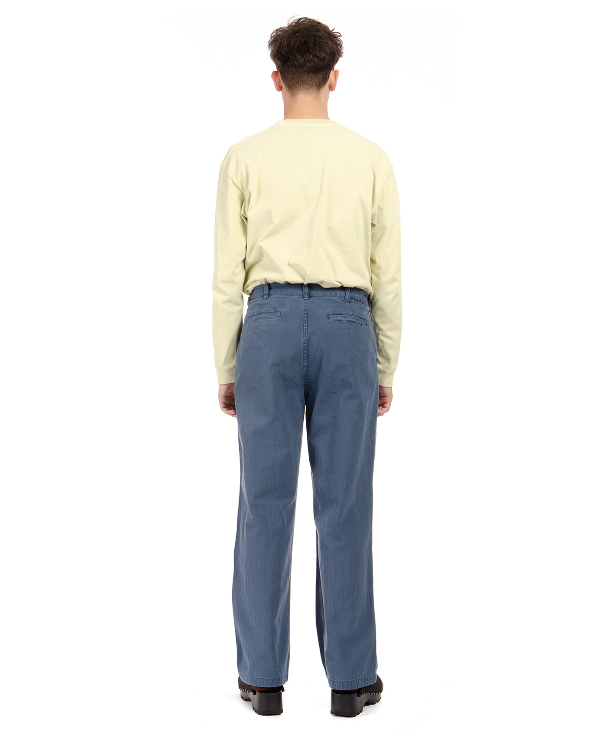 Livewire Pigment Dyed Herringbone Pant - Washed Navy 5