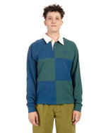 Paneled Rugby Shirt - Mallard Green 4