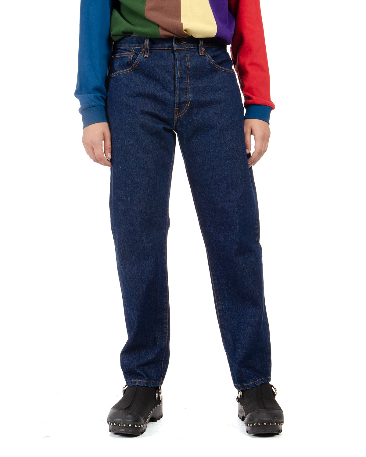 Off Planet Work Wear Straight Leg Denim - True Indigo