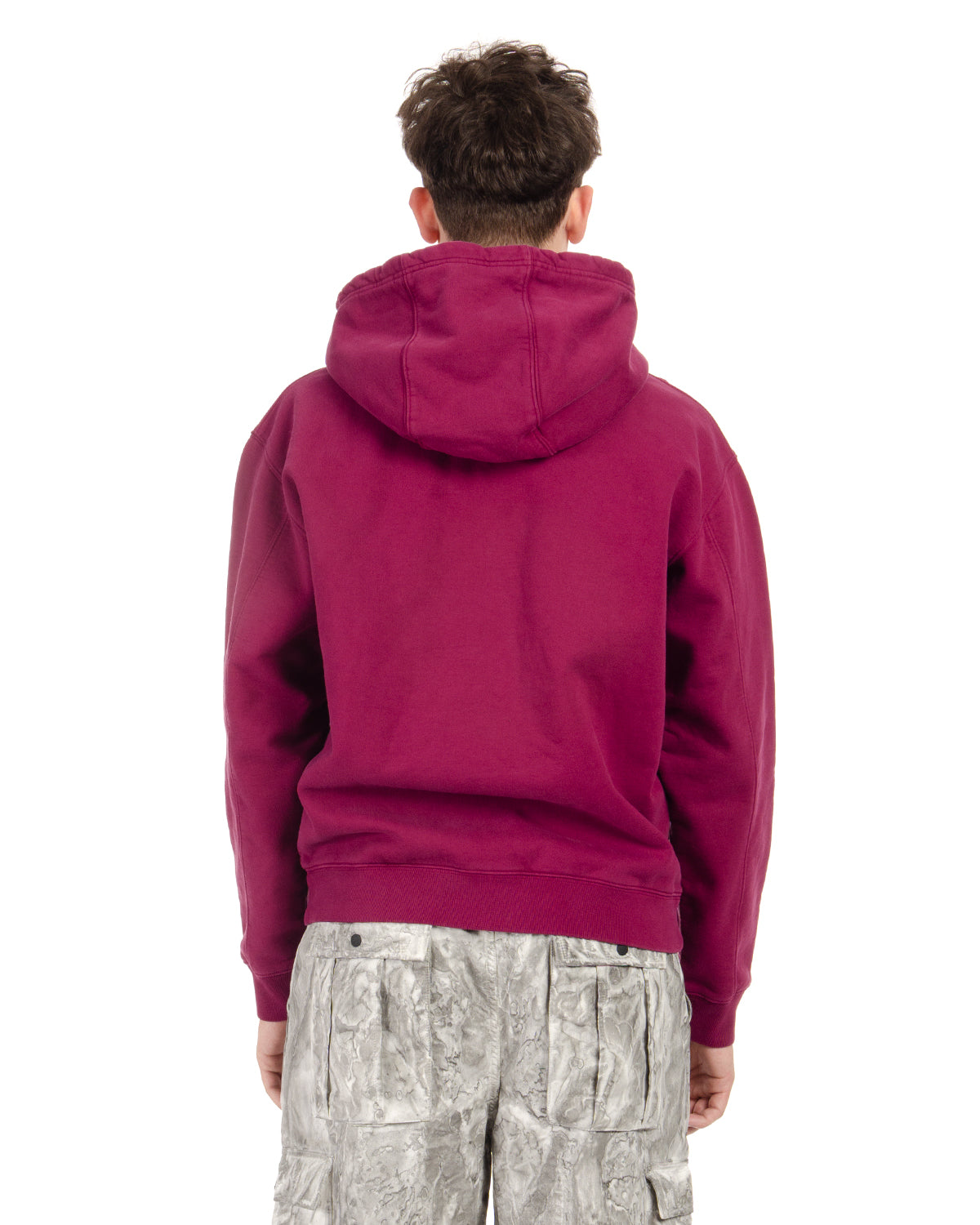 Collegiate Zip Up Hoodie - Maroon