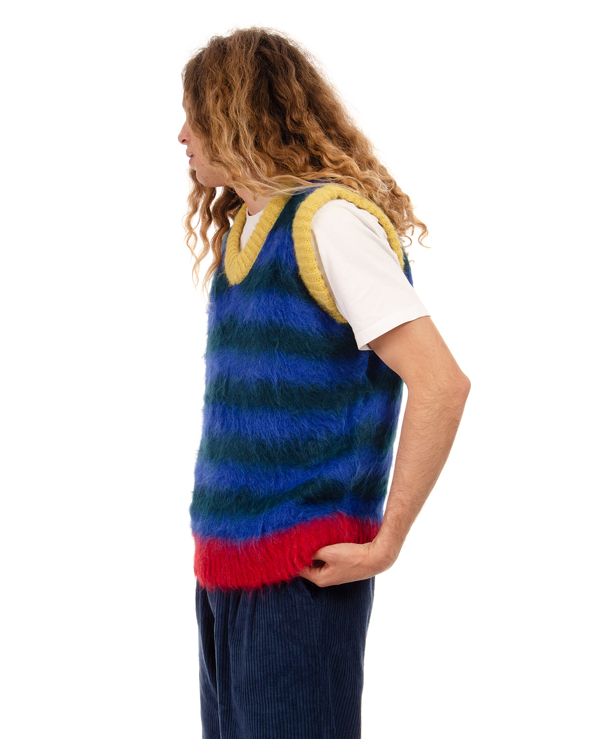 BECOMETTAKUYA∞着用 Mohair knit vest - トップス