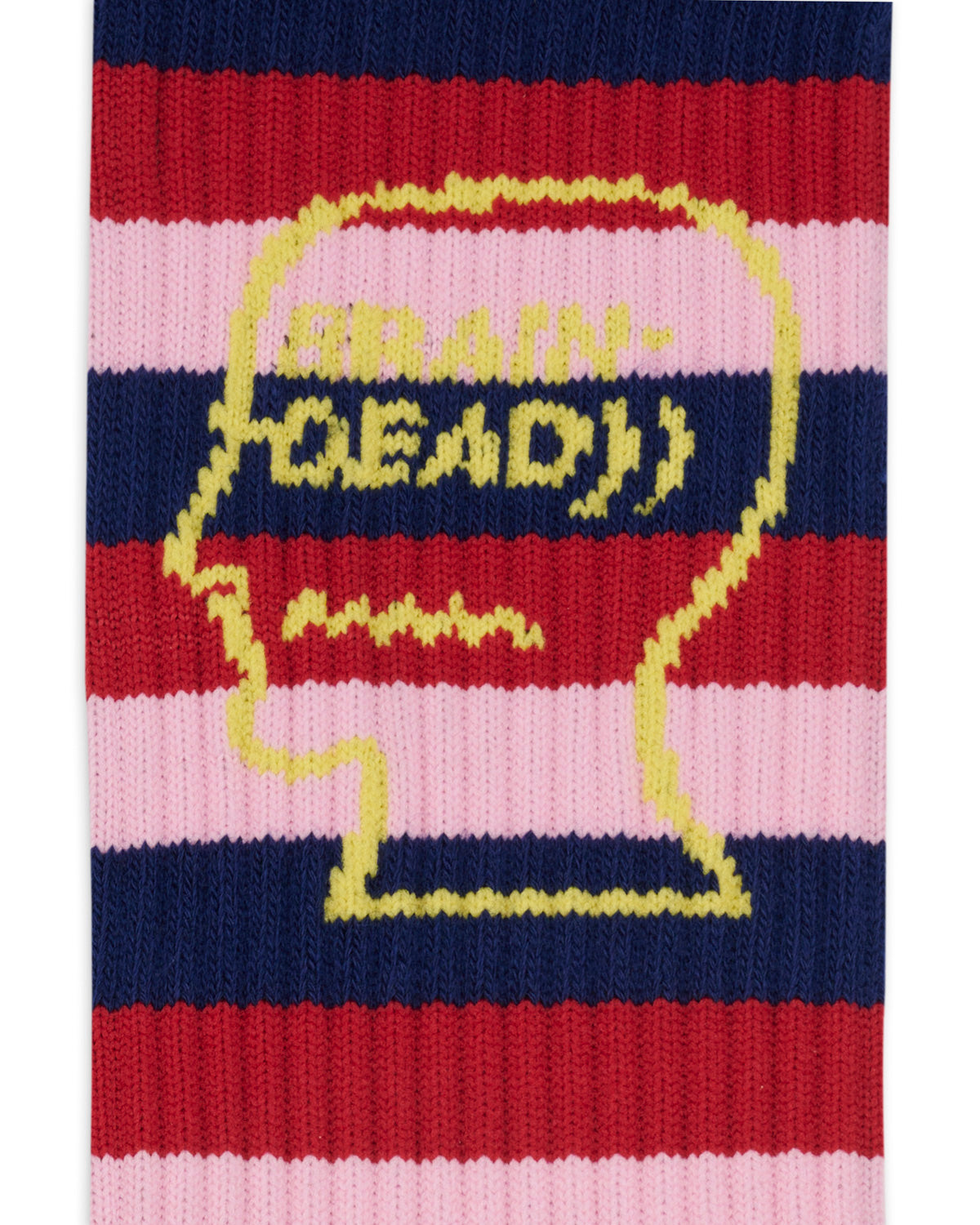 Striped Logo Head Sock - Navy 3