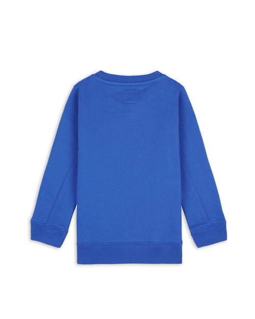 Bear Brain Kids Crewneck Sweatshirt - Blue 2