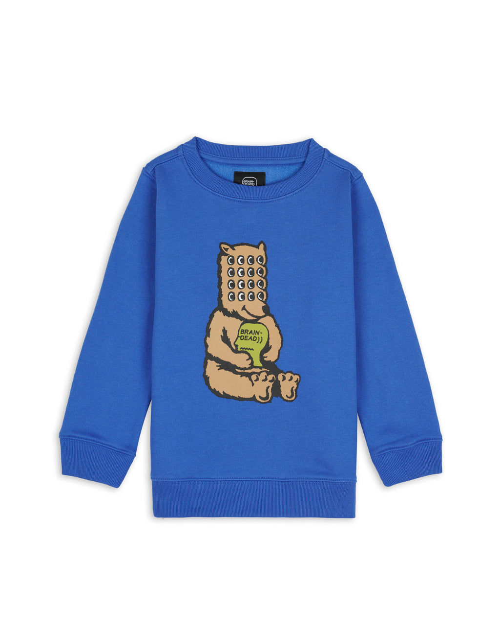 Bear Brain Kids Crewneck Sweatshirt - Blue