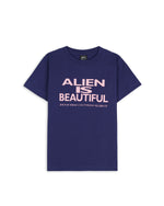 Beautiful Alien Kids T-Shirt - Navy 1