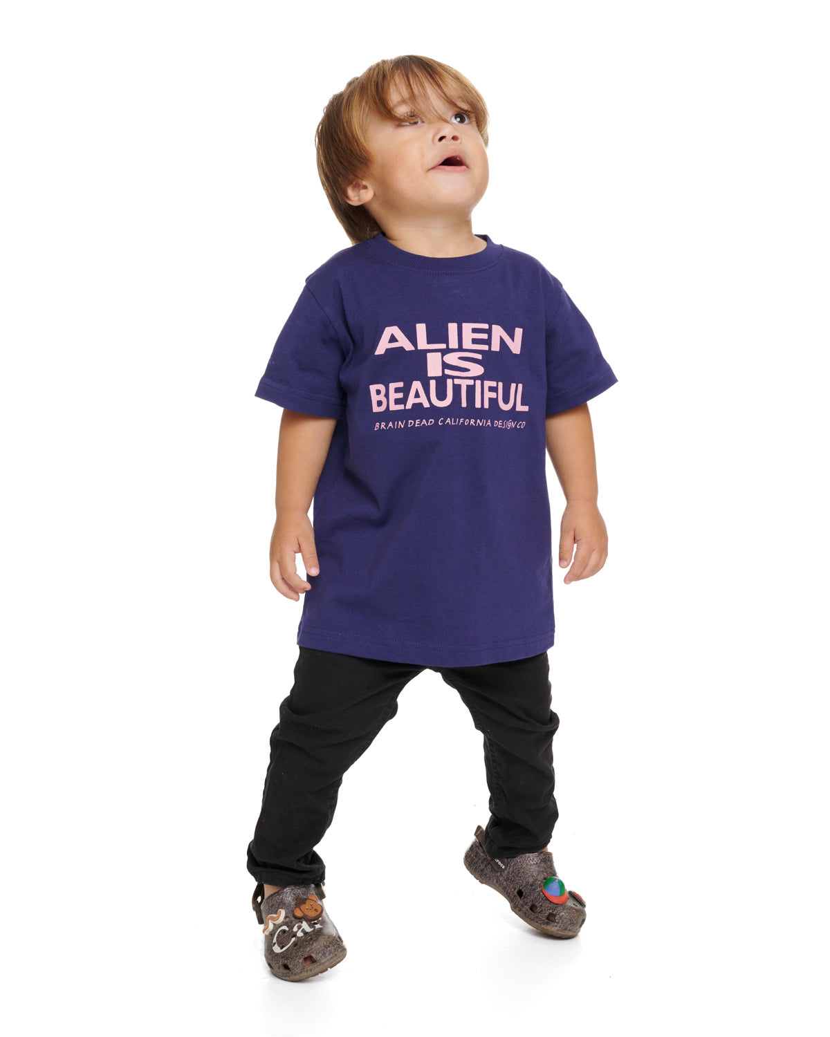 Beautiful Alien Kids T-Shirt - Navy 4