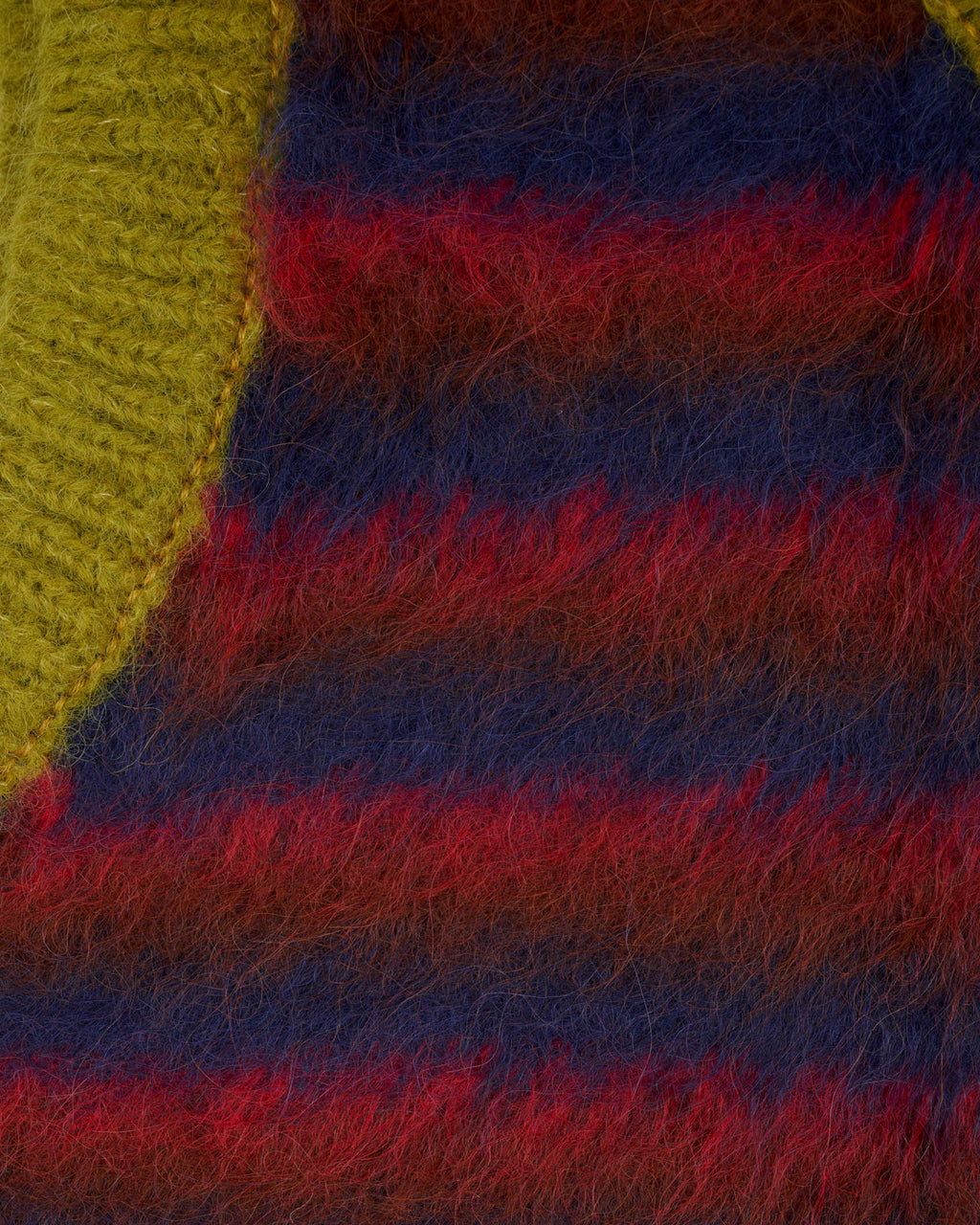 Blurry Lines Alpaca Sweater Vest - Brown Multi 3