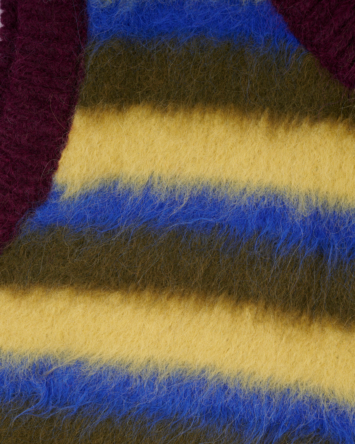 Blurry Lines Alpaca Sweater Vest - Yellow Multi 3