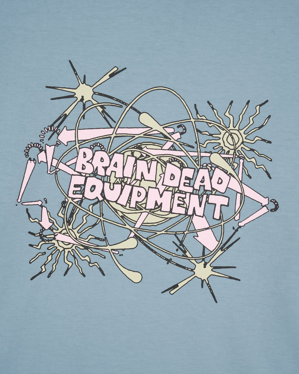 Brain Dead Equipment Chaos T-Shirt - Grey 3