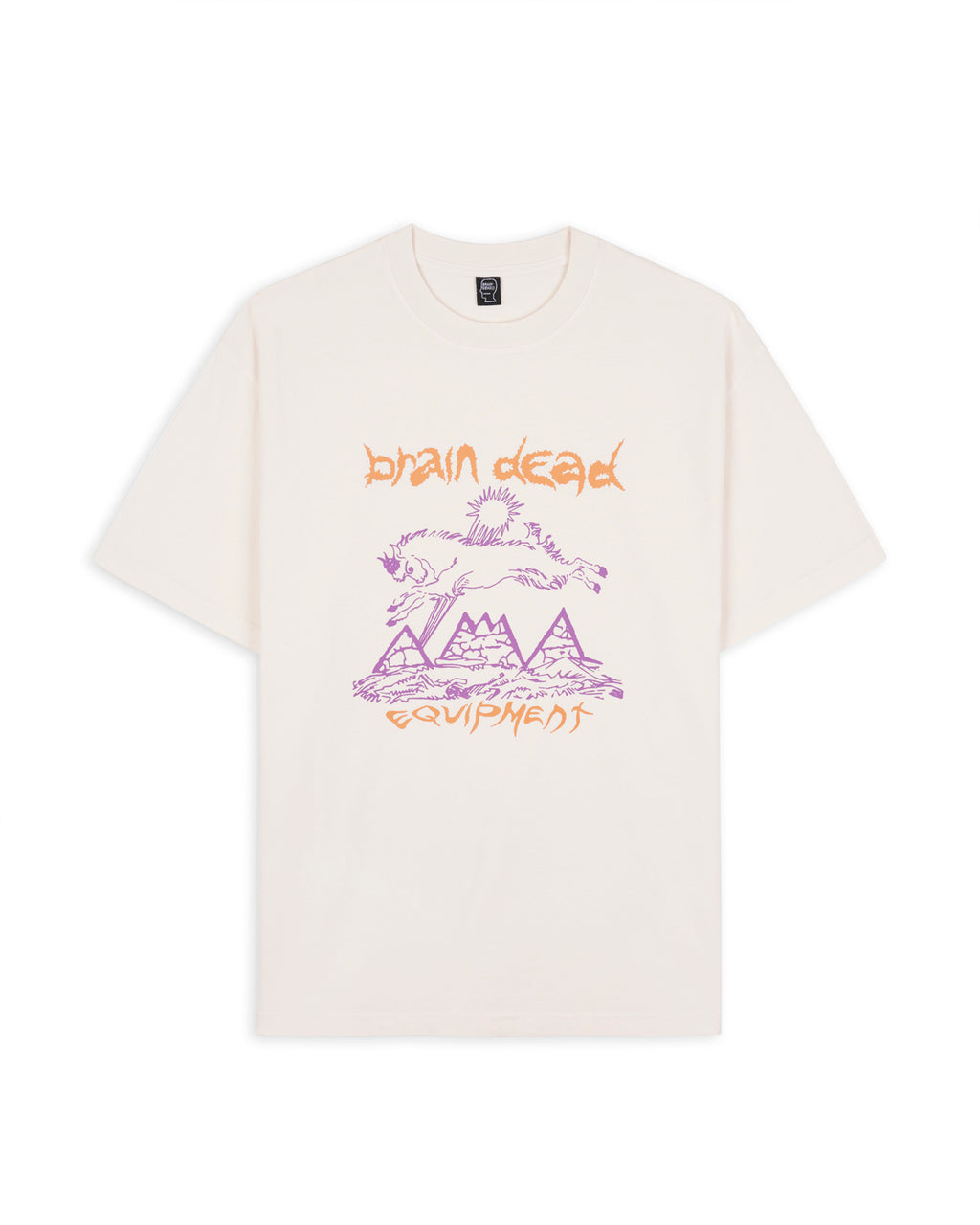 Brain Dead Equipment Mountain Goat T-Shirt - Natural