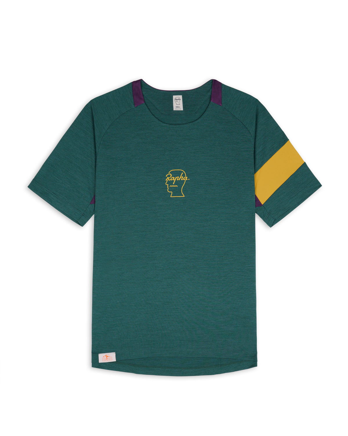 Brain Dead x Rapha Trail Technical T-shirt - Dark Green 1
