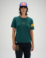 Brain Dead x Rapha Women's Trail Technical T-shirt - Dark Green 4