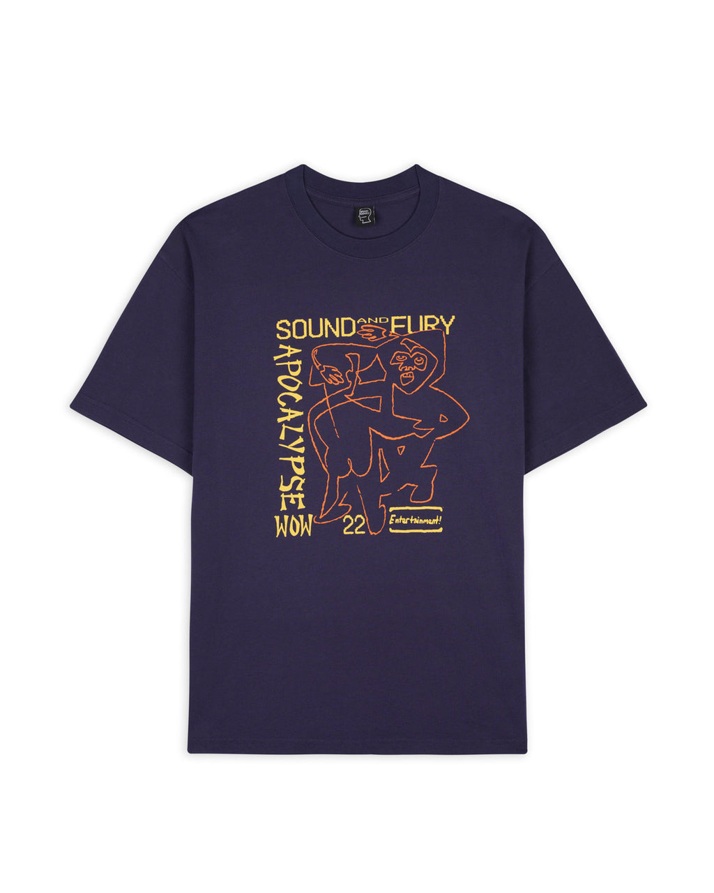 Brain Dead Sound & Fury Lineup T-Shirt - Navy