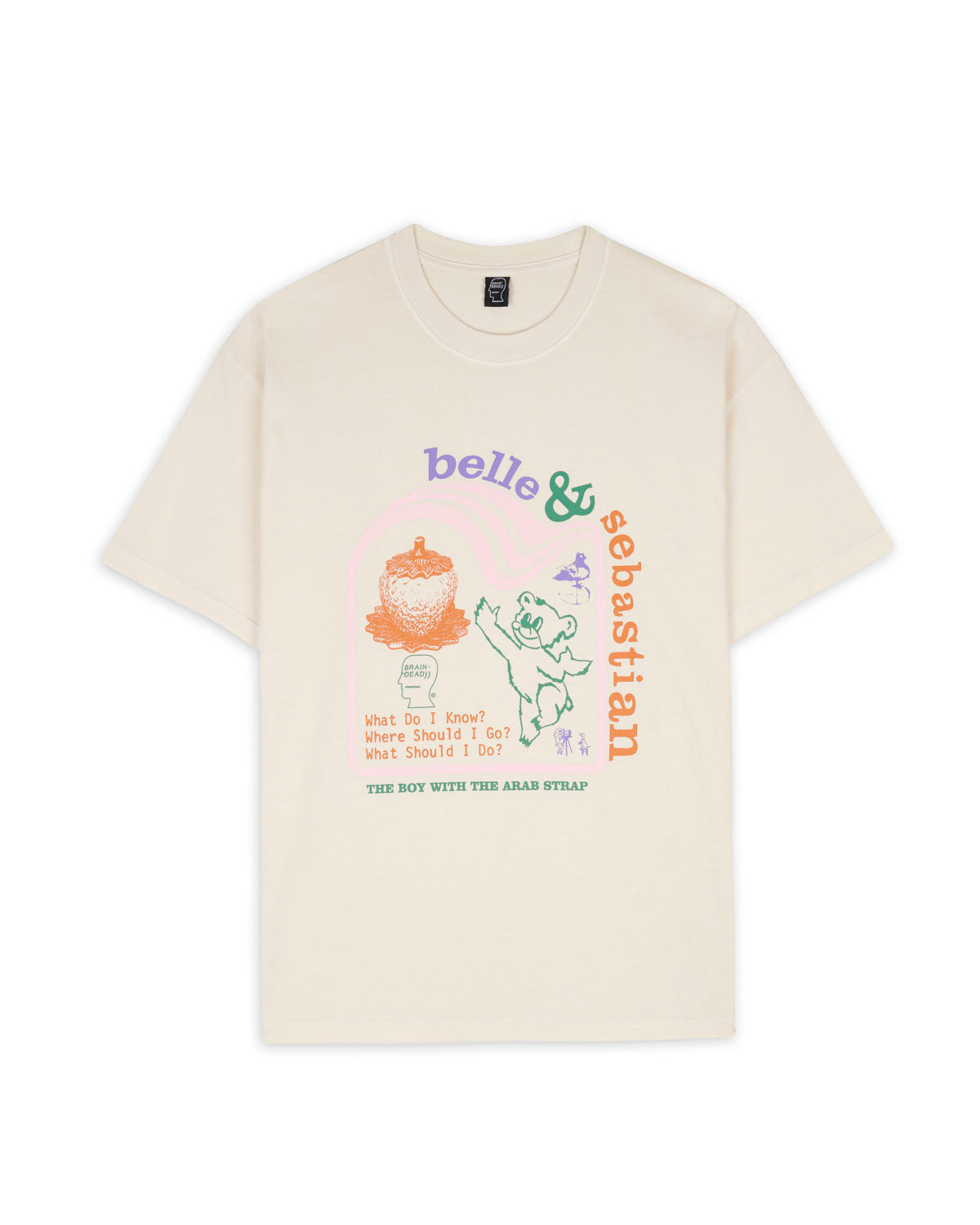 Brain Dead x Belle & Sebastian Boy With The Arab Strap T-Shirt - Natur