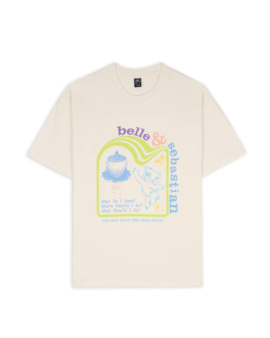 Brain Dead x Belle & Sebastian Boy With The Arab Strap T-Shirt (Tokyo Edition) - Natural