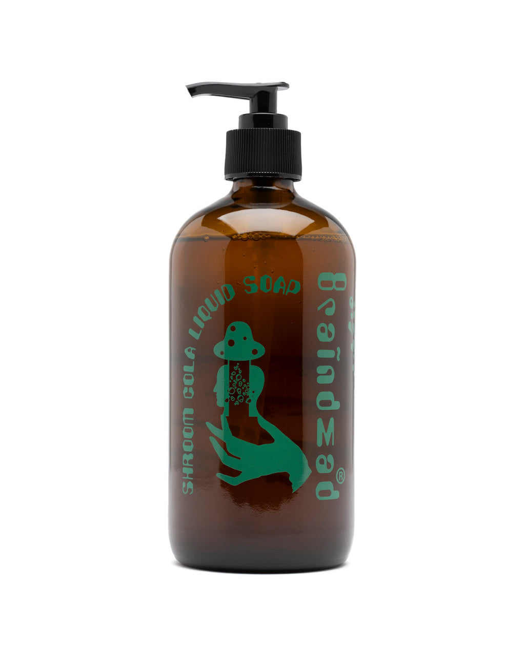 Brain Wash Shroom Cola Liquid Castile Soap 16 oz - Amber