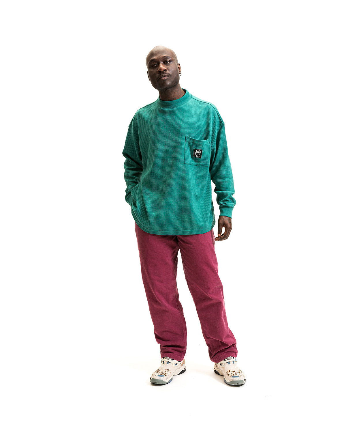 Washed Hard Ware/ Soft Wear Carpenter Pant - Plum