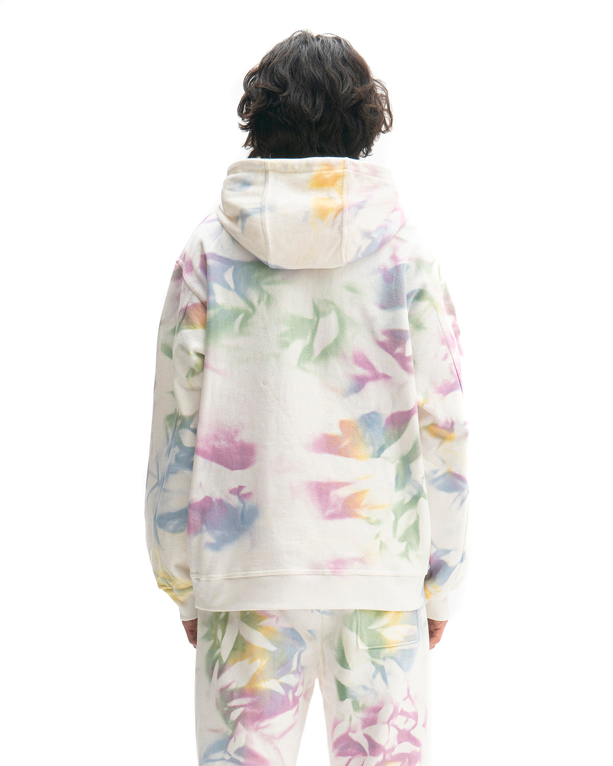 Shout PVC Patch Hooded Sweatshirt - Dry Pigment Dye