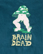Mushroom Embroidered Full-Zip Corduroy Shirt Jacket - Rain 4