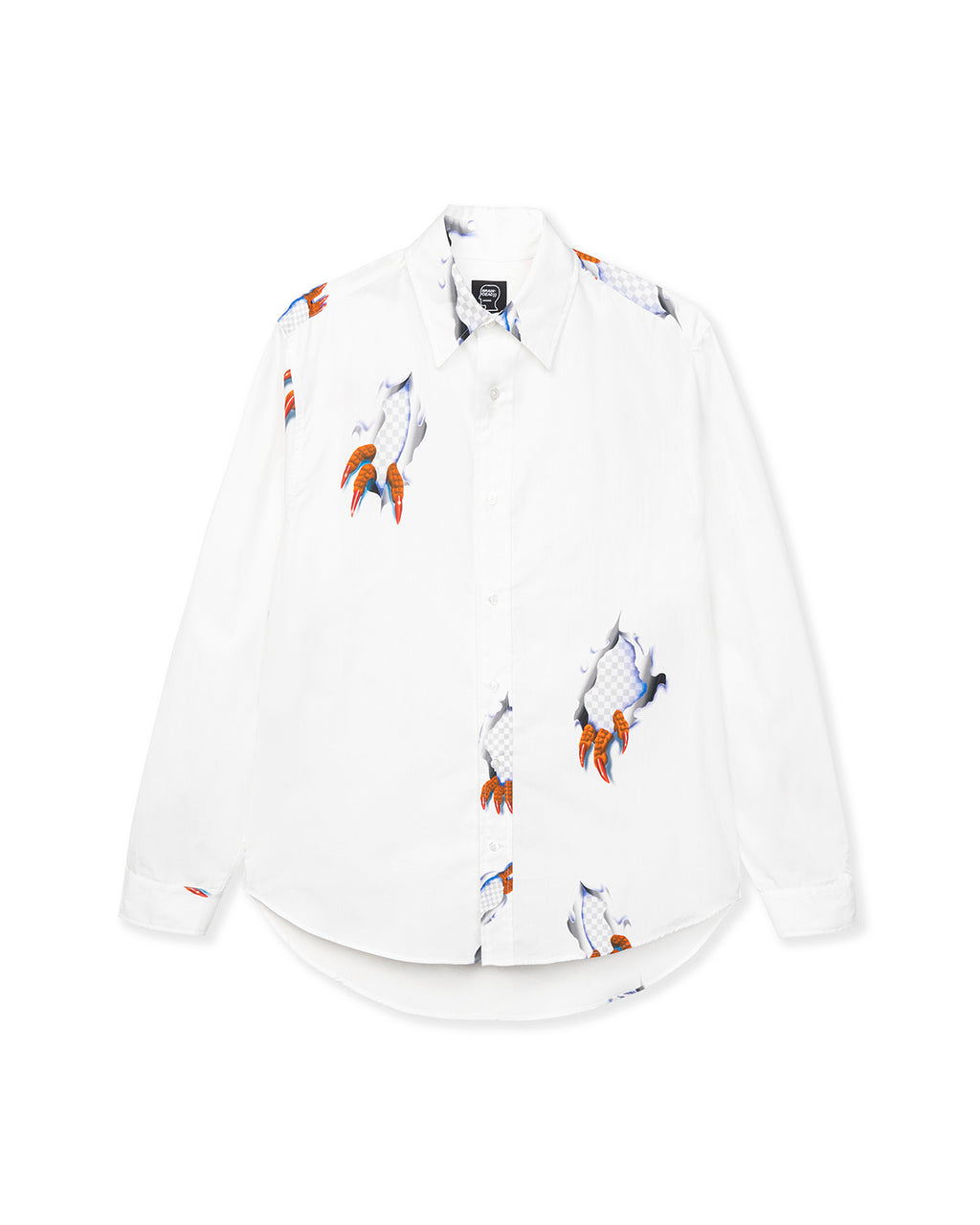 Claw Button Up Shirt - White
