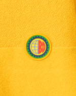 Global Works Split Panel Fleece & Terry Crewneck Sweatshirt - Yellow 3