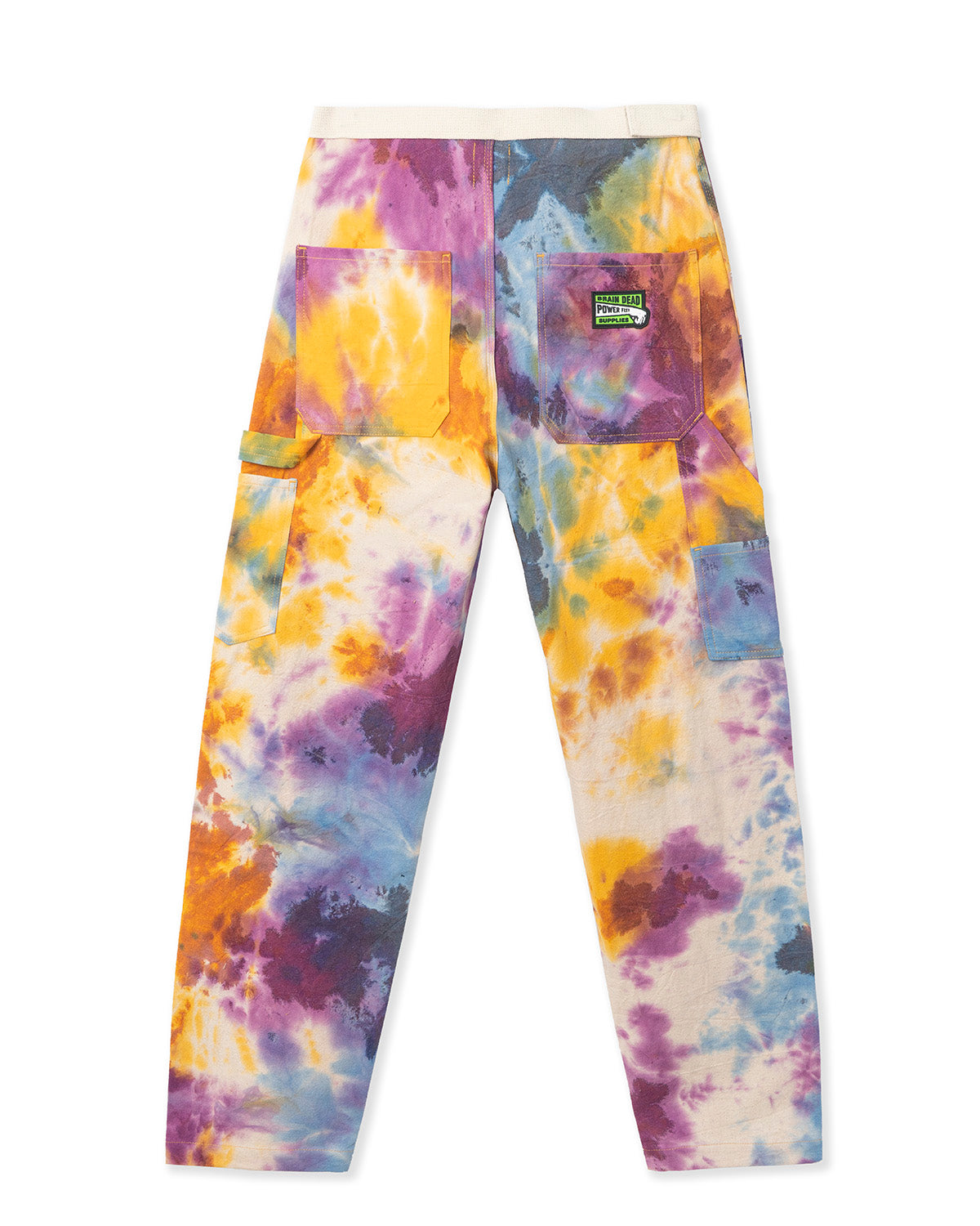 Washed Hard/Software Velcro Carpenter Pant - Tie Dye