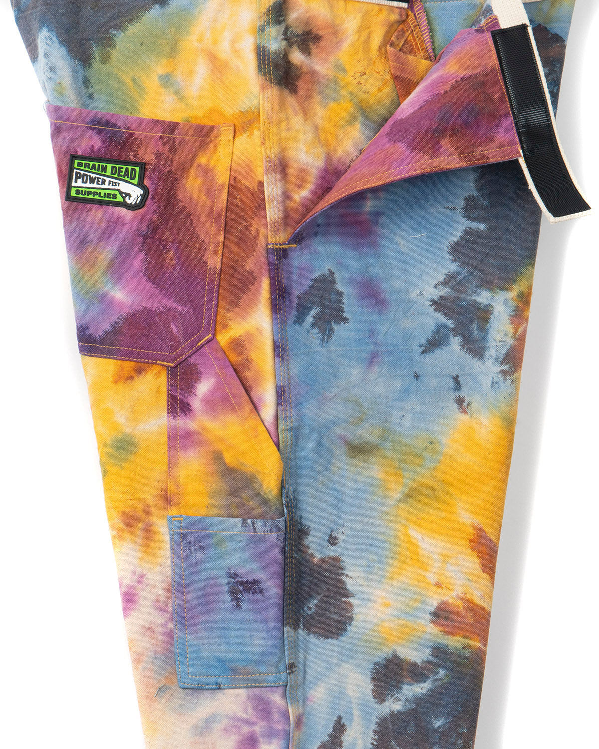 Washed Hard/Software Velcro Carpenter Pant - Tie Dye