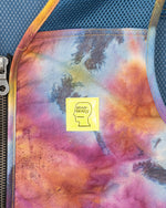 Dyed Canvas Spacer Mesh Tactical Vest - Tie Dye 3