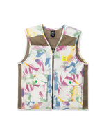 Dyed Canvas Spacer Mesh Tactical Vest - Dry Pigment Dye 1