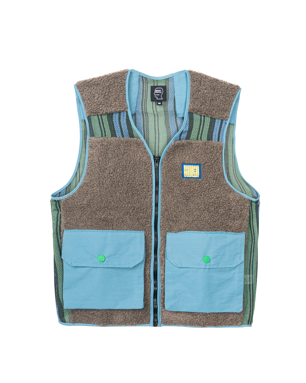 Sherpa Tactical Vest - Brown/Skyblue 1