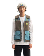 Sherpa Tactical Vest - Brown/Skyblue 6