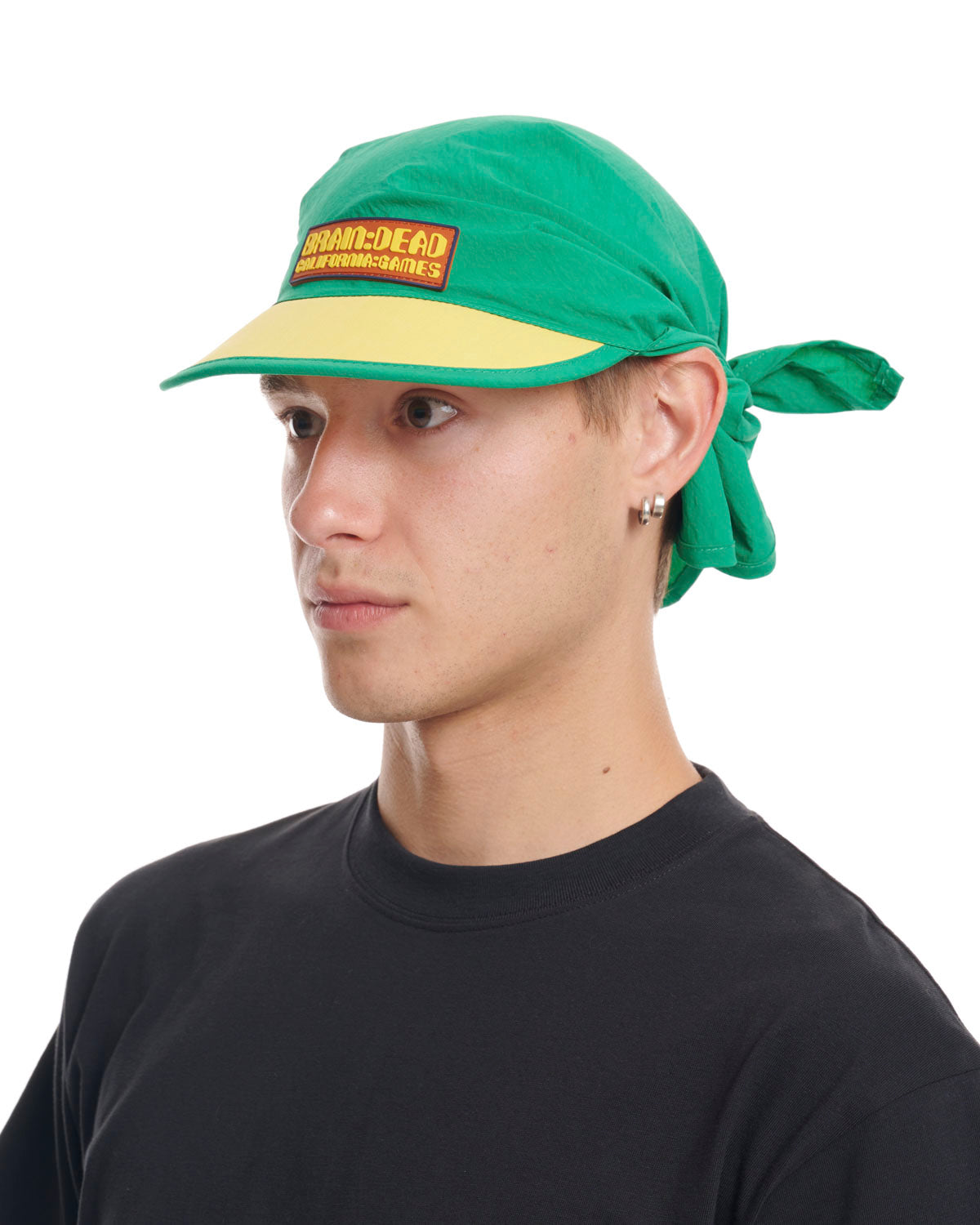 California Games Bandana Hat - Green/Yellow 5