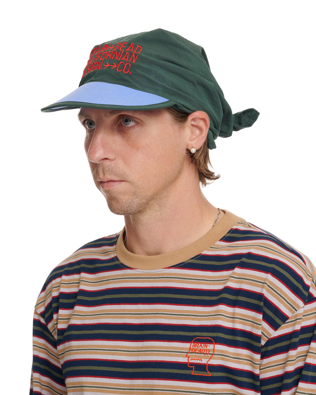 Californian Design Bandana Hat - Green 6