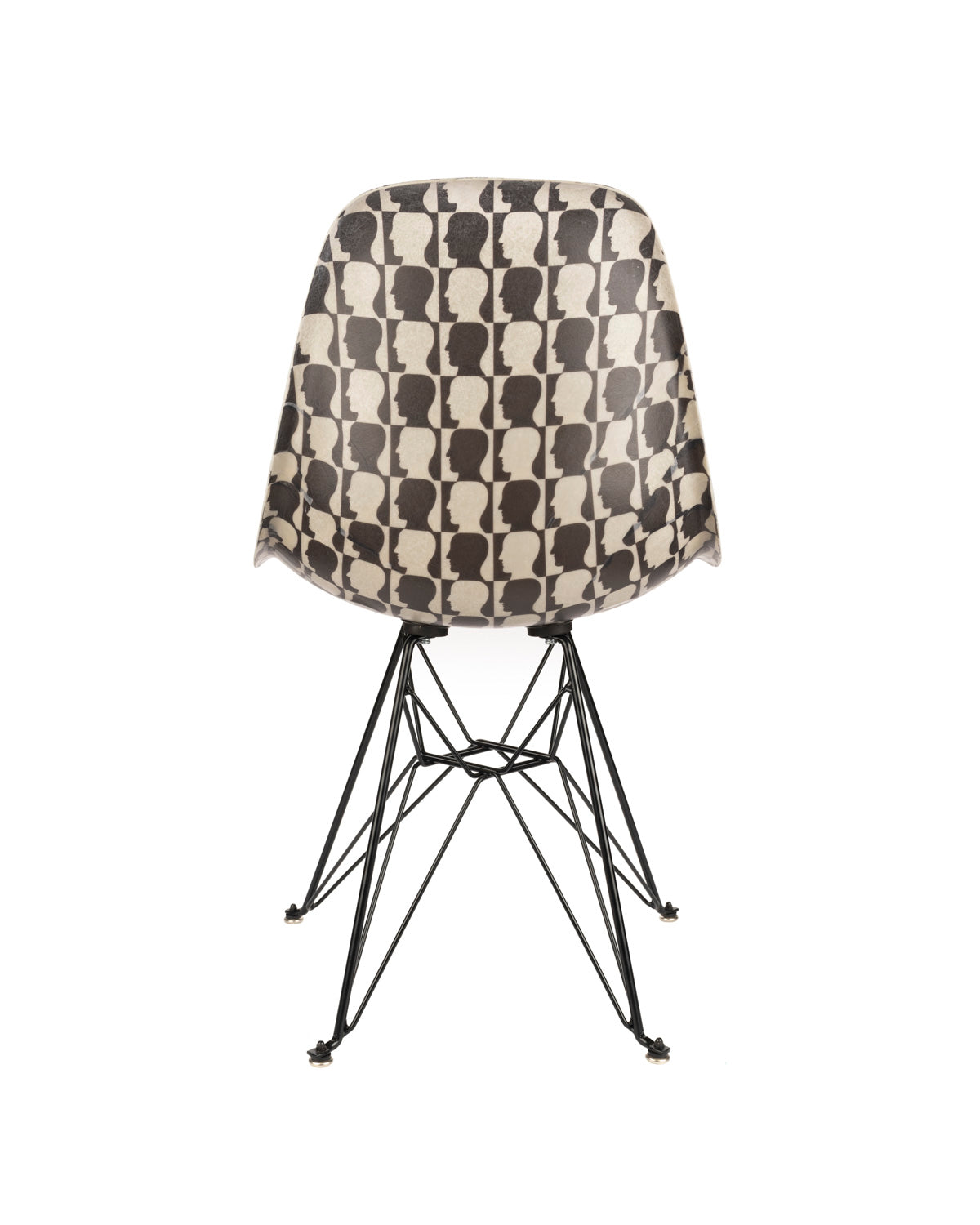 Brain Dead x Modernica Checkered Logohead Case Study® Furniture Shell Chair - Black 2