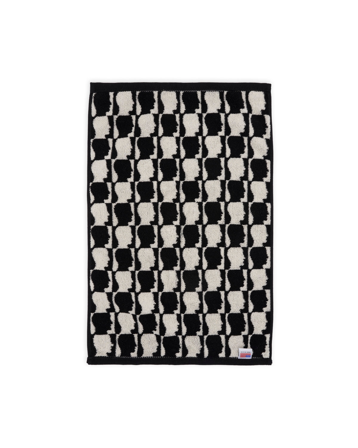 Black Checkered Towel T-Shirt - GBNY